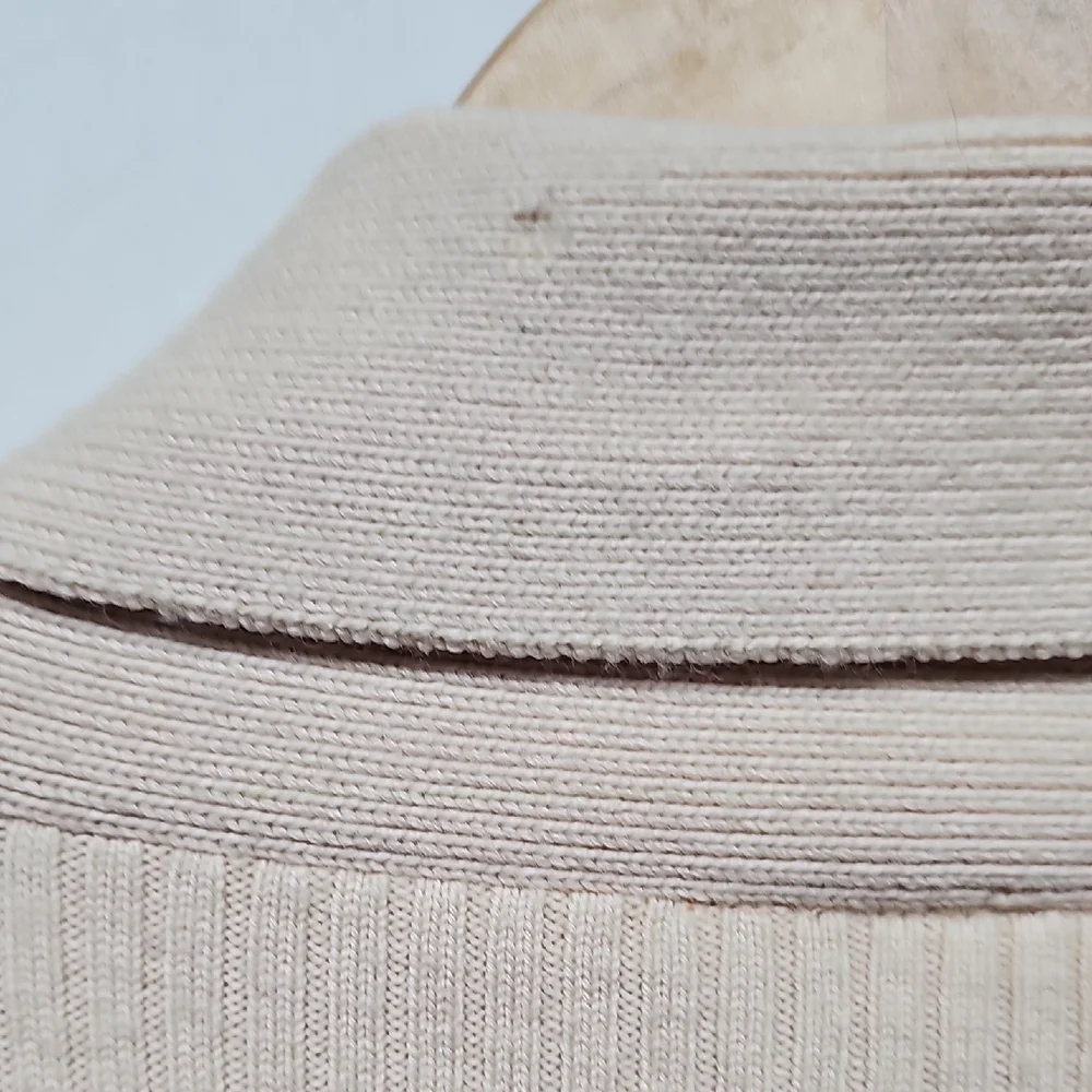 Tory Burch Beige Ribbed Cardigan - Picture 10 of 16